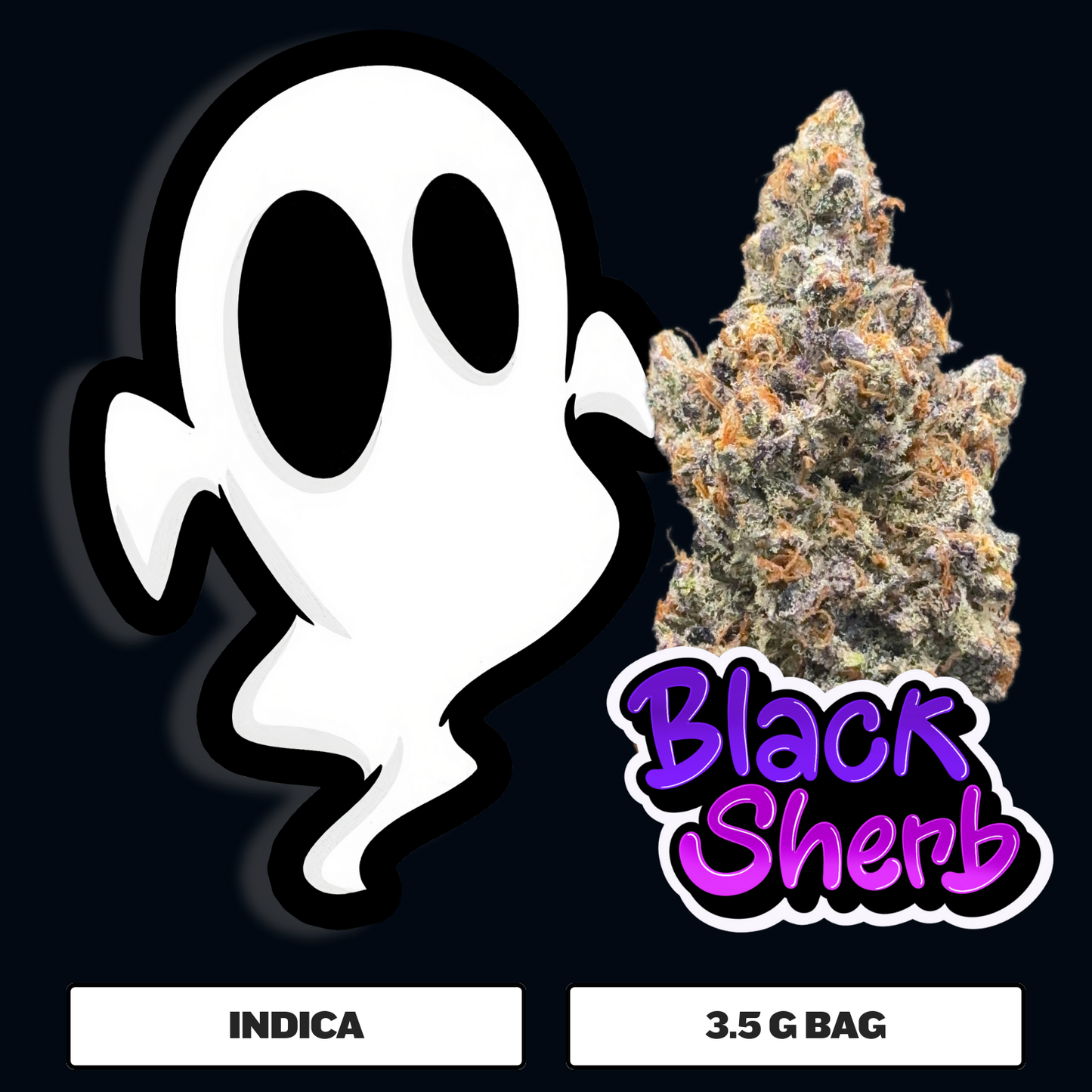 BLACK SHERB 3.5 G PREMIUM CANNABIS FLOWERS